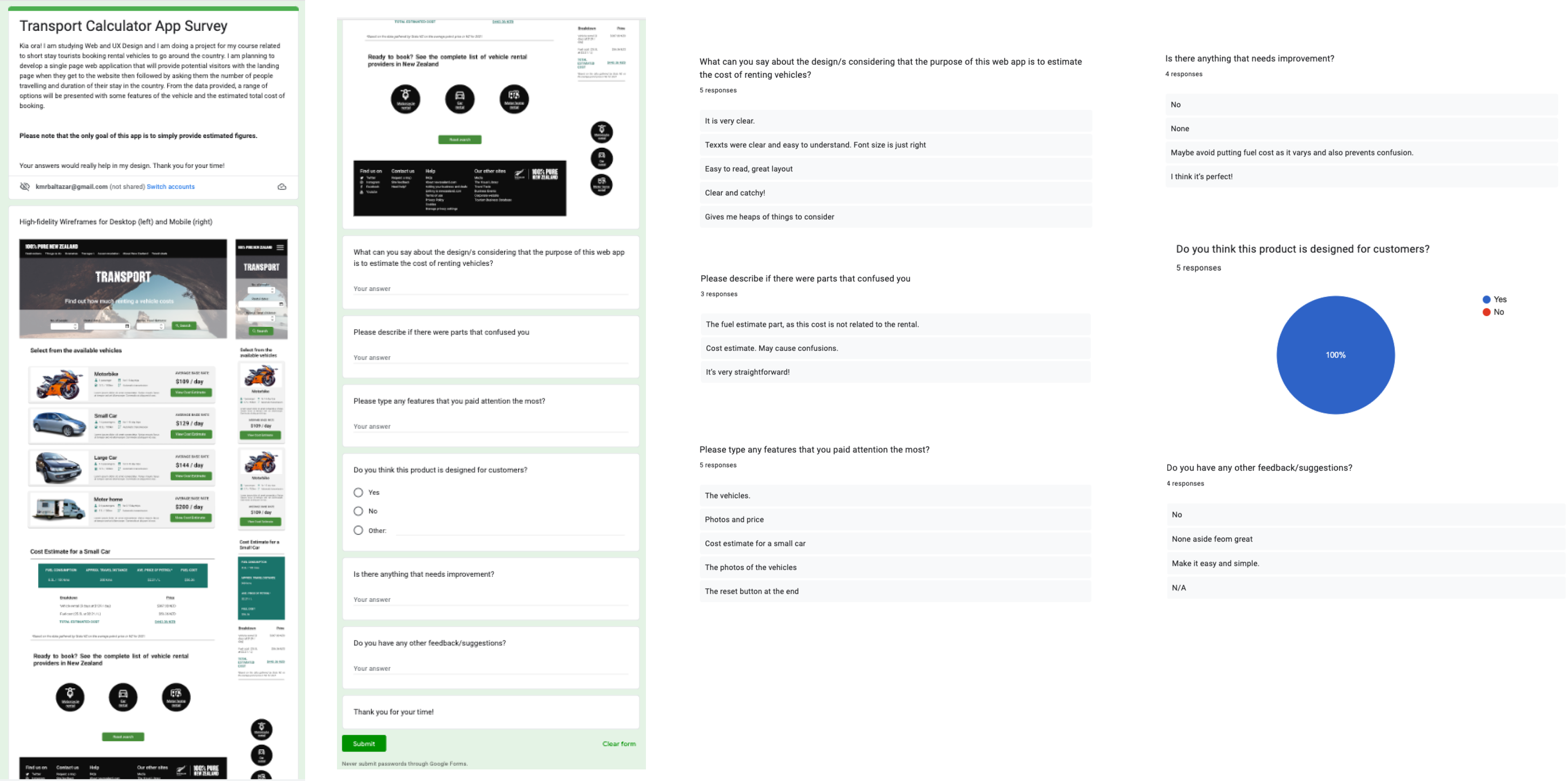 Image of High Fidelity Wireframe Feedback